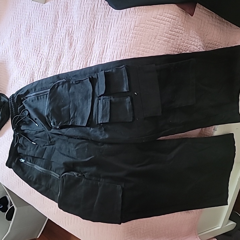 Pants color black size small